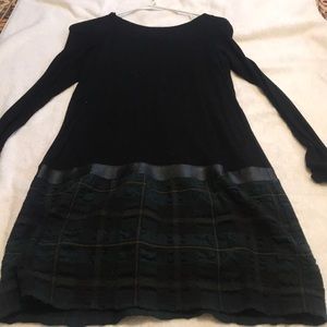 Bailey 44 black plaid dress